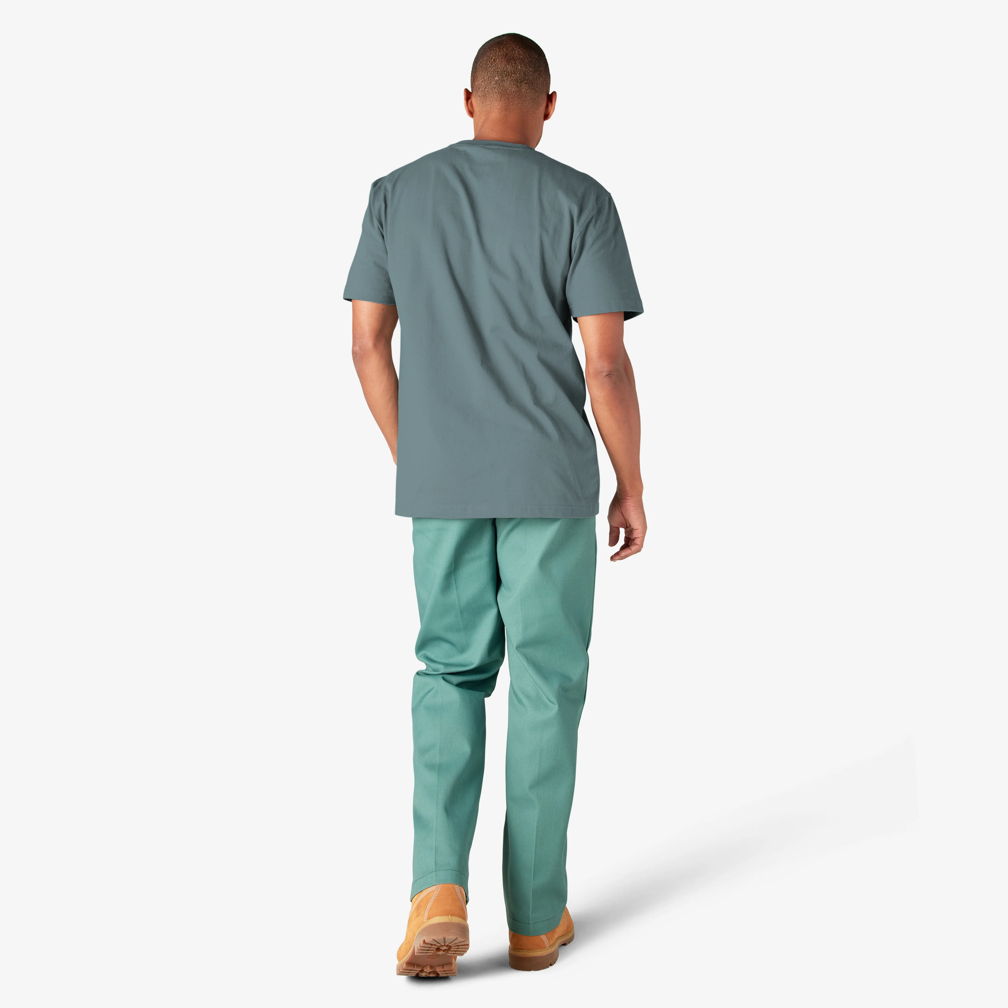 Heavyweight Short Sleeve Pocket T-Shirt - Image 6