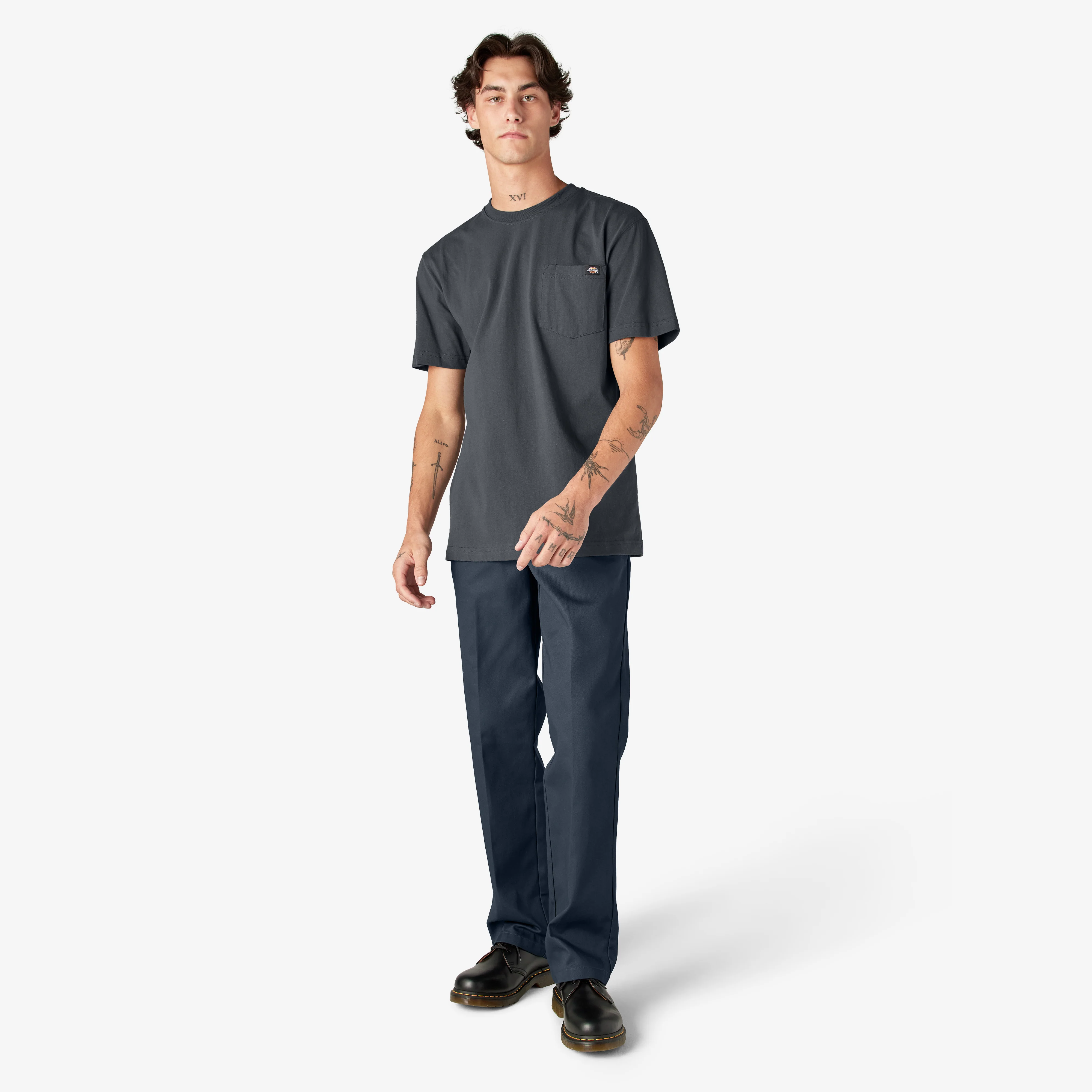 Heavyweight Short Sleeve Pocket T-Shirt - Image 5