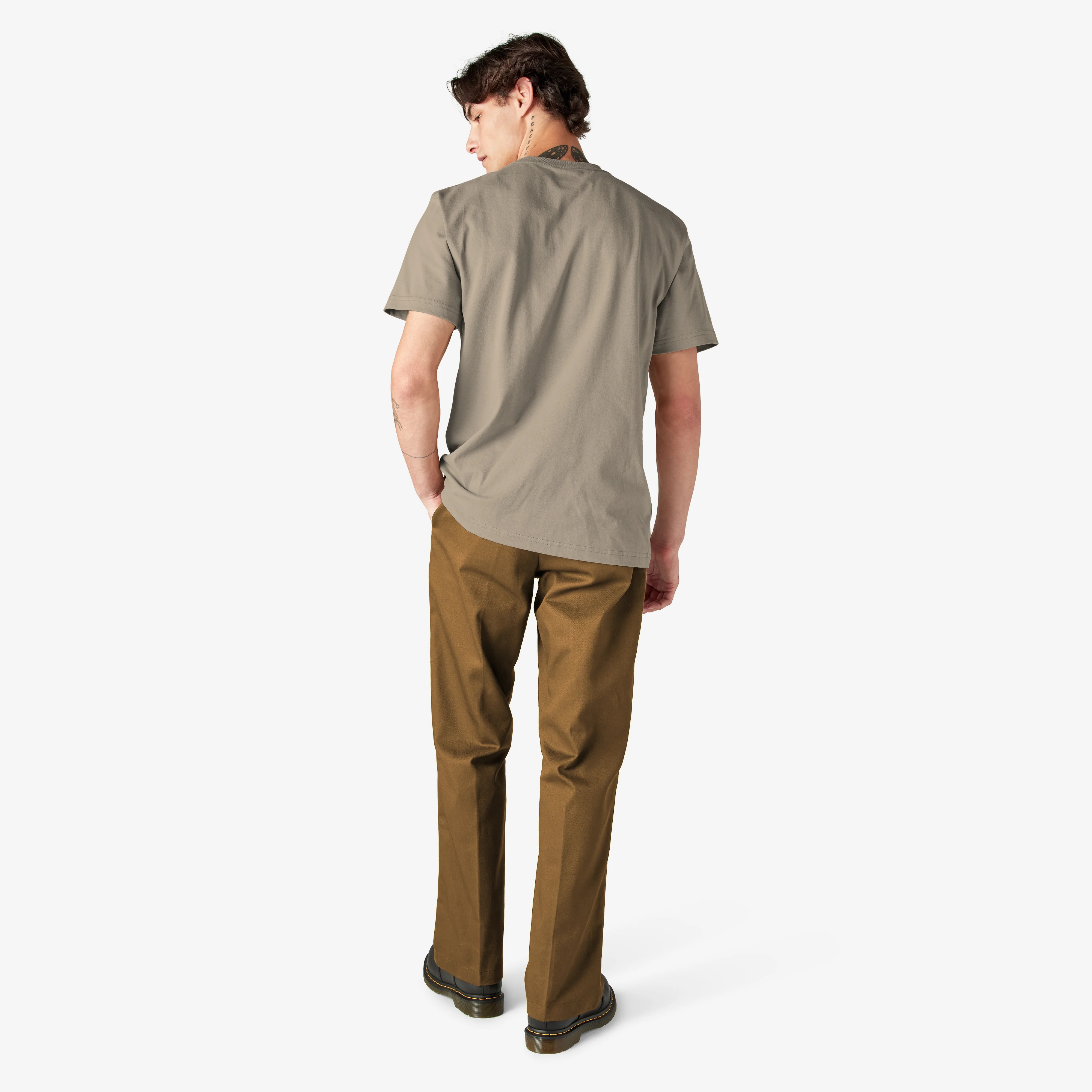 Heavyweight Short Sleeve Pocket T-Shirt - Image 6