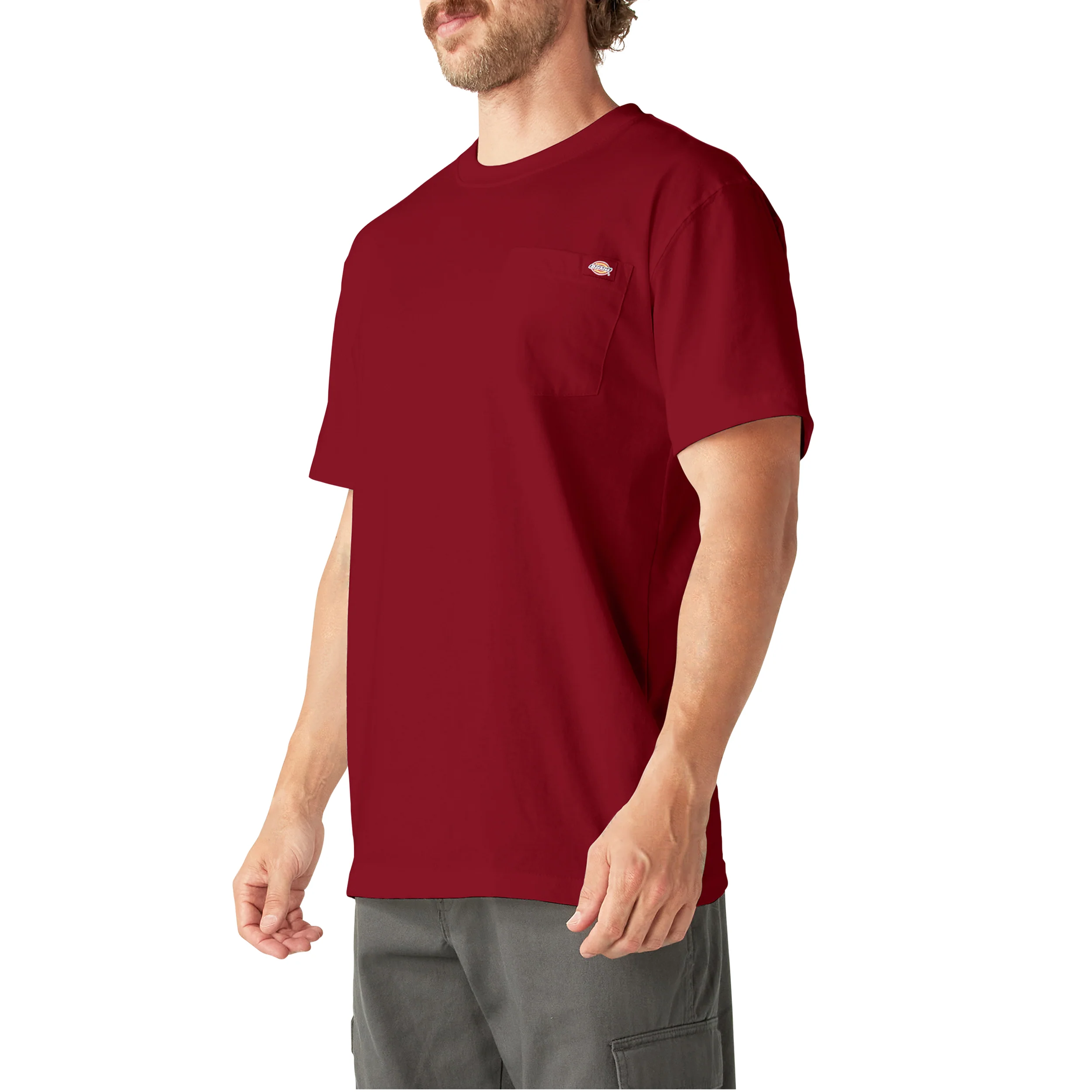 Heavyweight Short Sleeve Pocket T-Shirt - Image 3