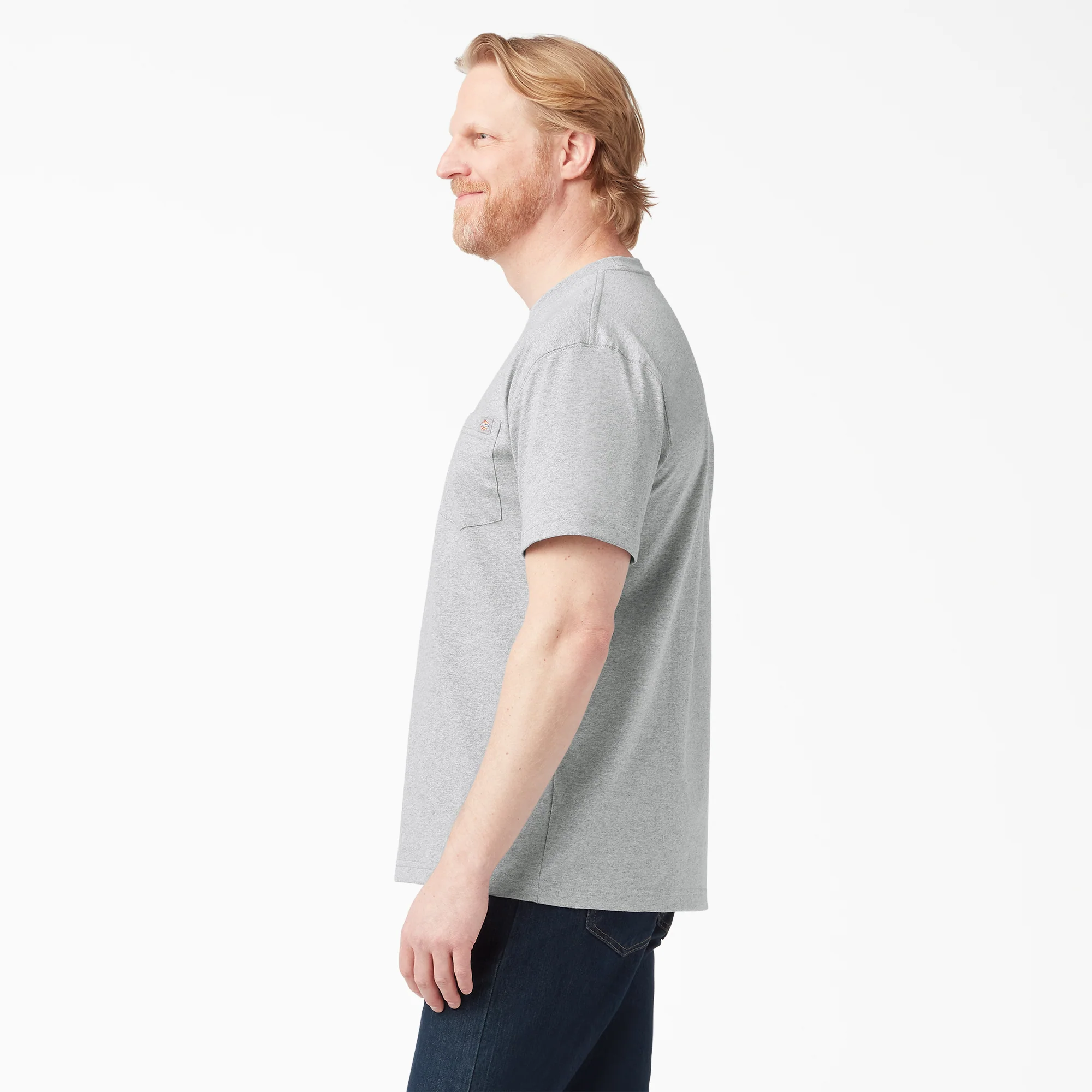 Heavyweight Short Sleeve Pocket T-Shirt - Image 3