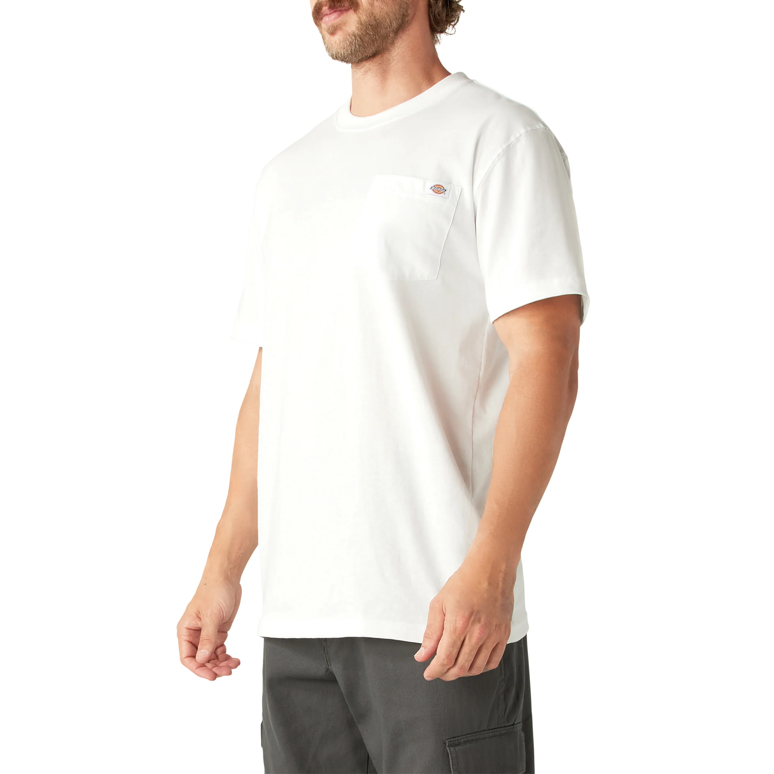 Heavyweight Short Sleeve Pocket T-Shirt - Image 3