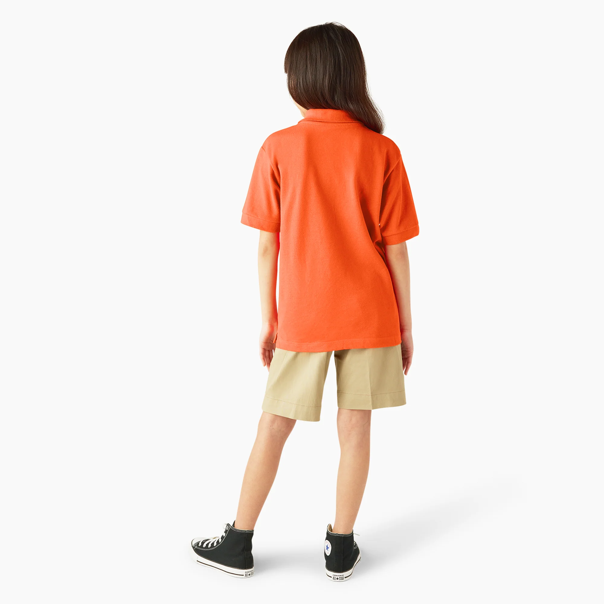 Kids' Piqué Short Sleeve Polo - Image 5