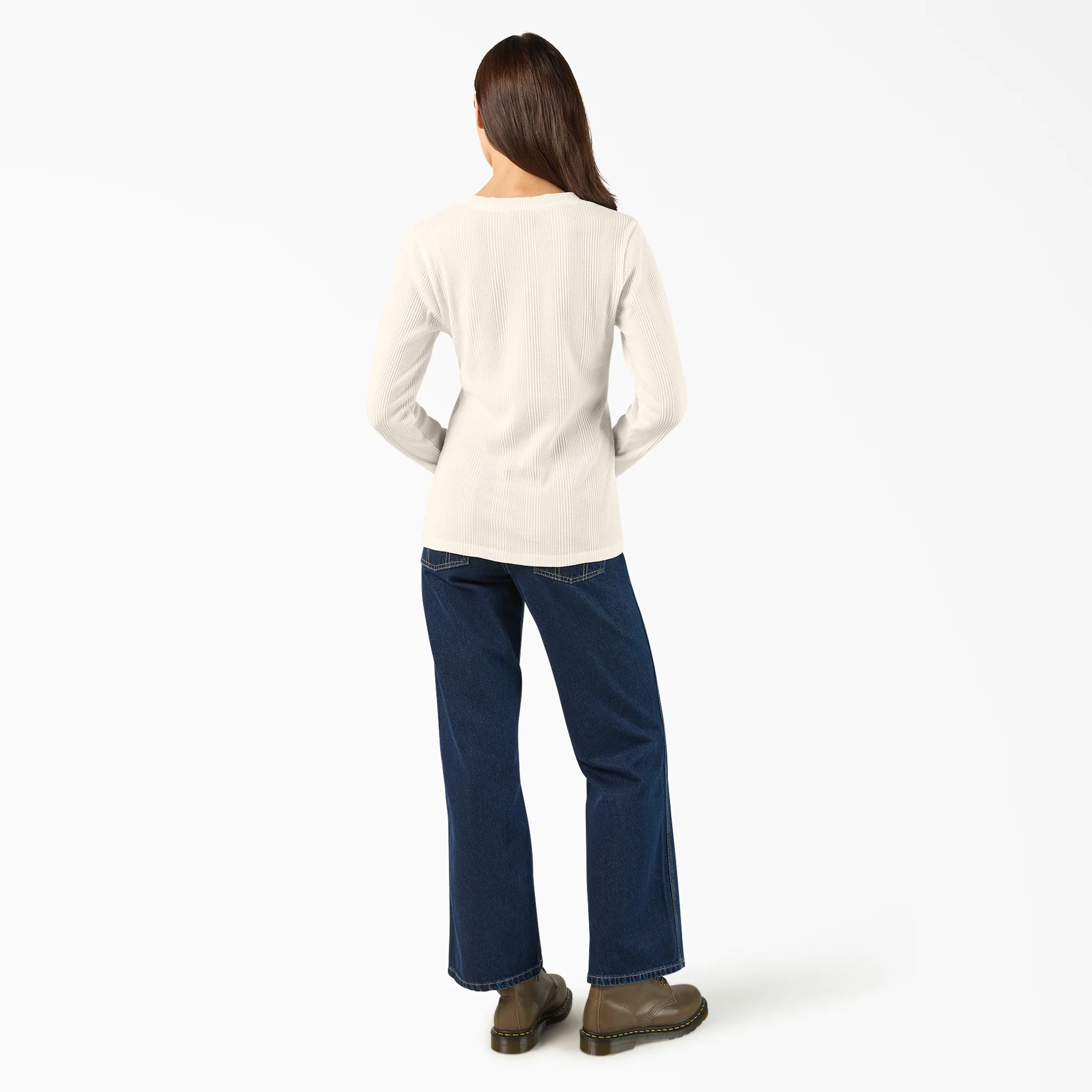 Women’s Crewneck Henley Shirt - Image 5