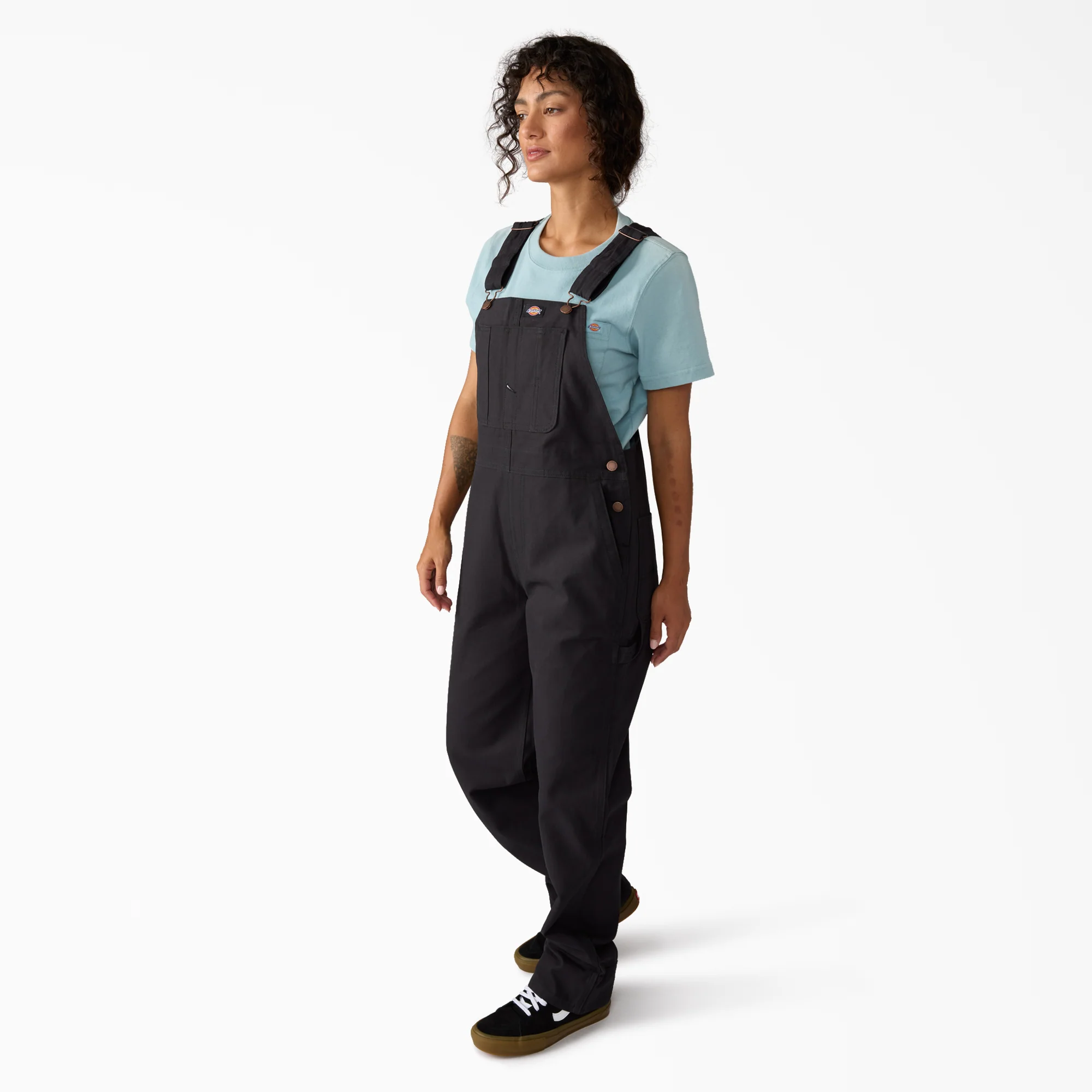 Women’s Relaxed Fit Bib Overalls - Image 3