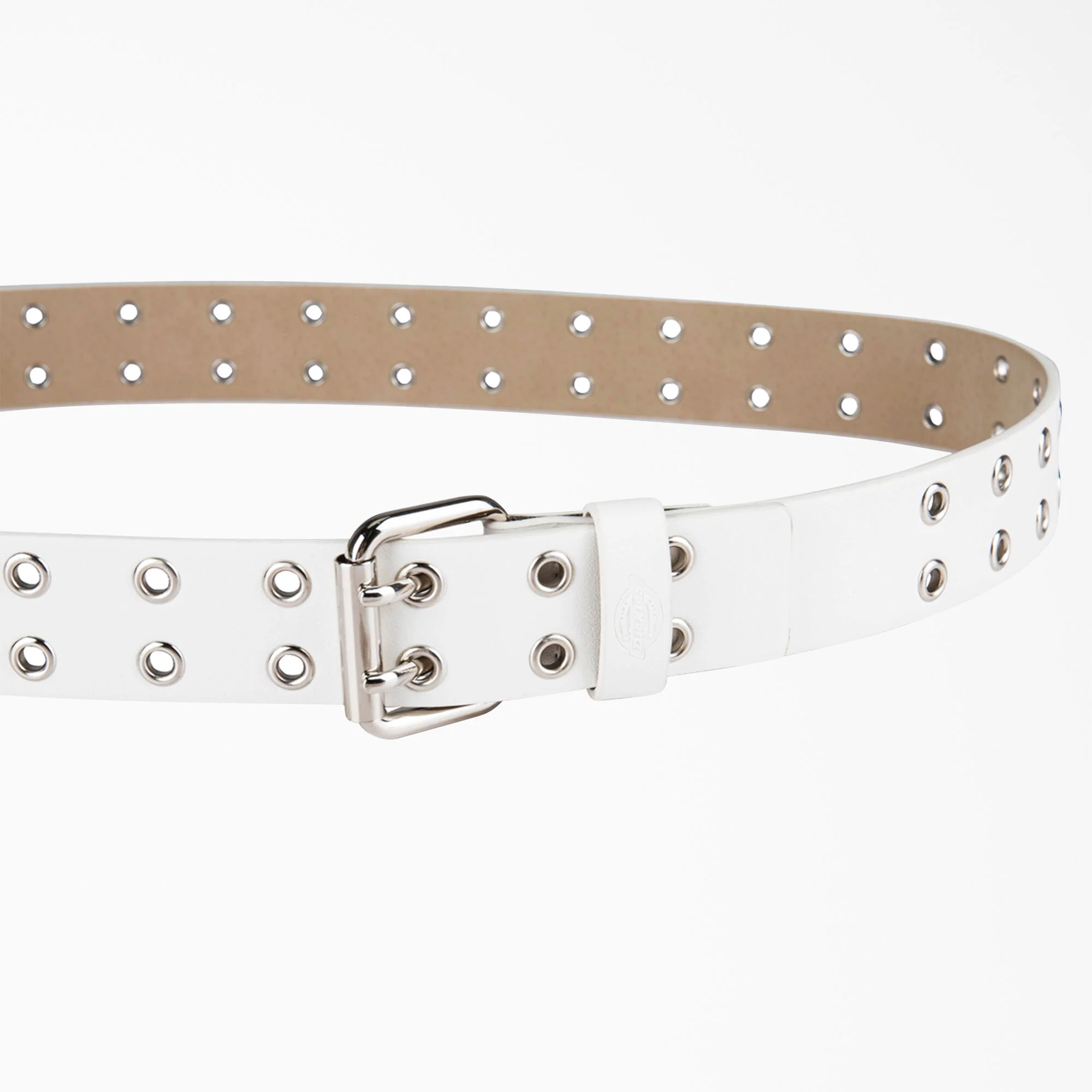 Women's Leather Double Grommet Belt - Image 4